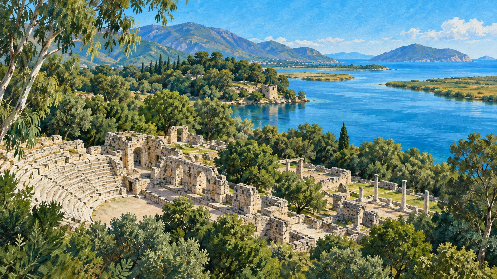 Archaeological Stratigraphy and Hydrographic Landscapes of Butrint