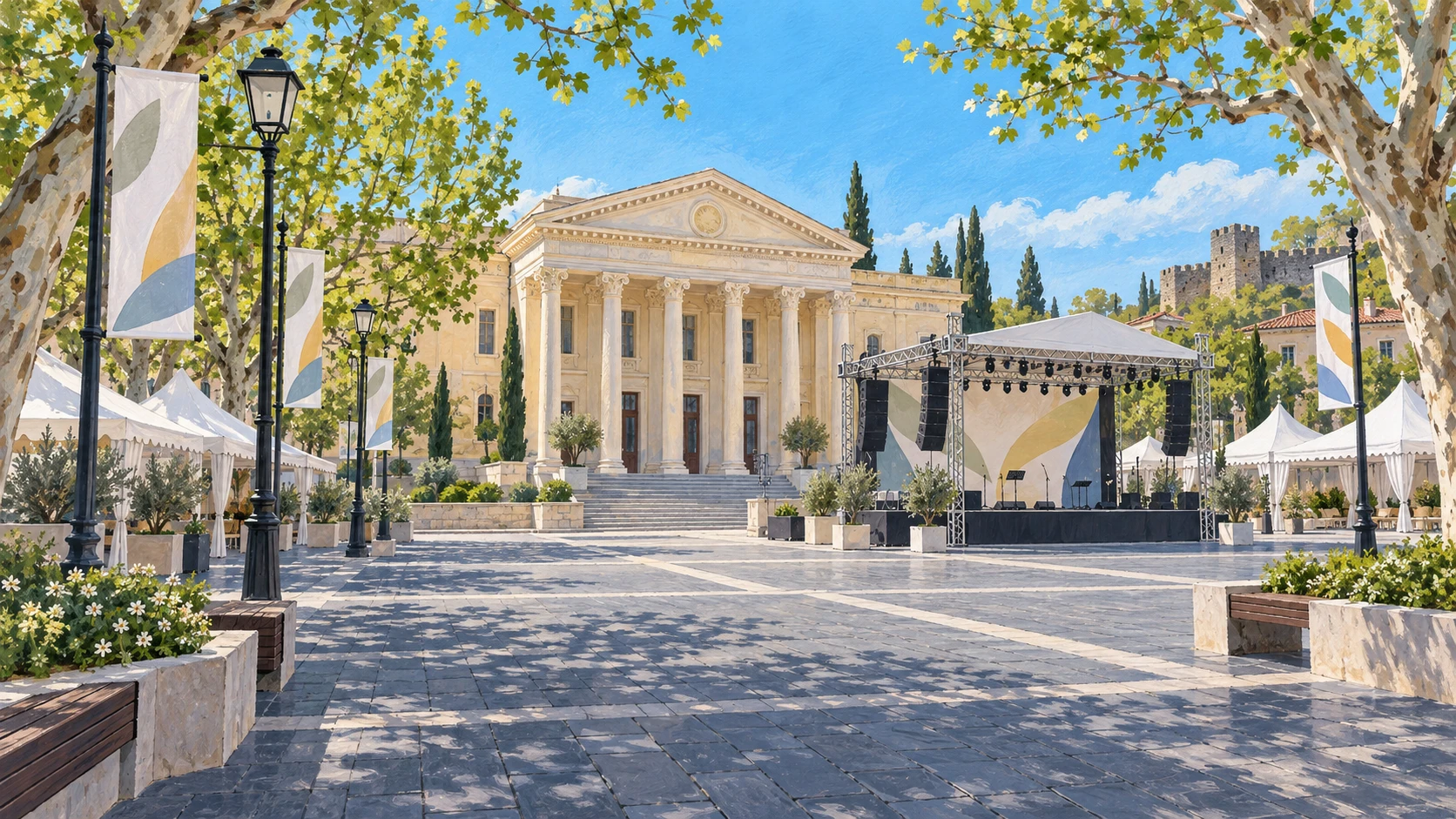 Dita e Veres in Elbasan: Public Services and Event Logistics