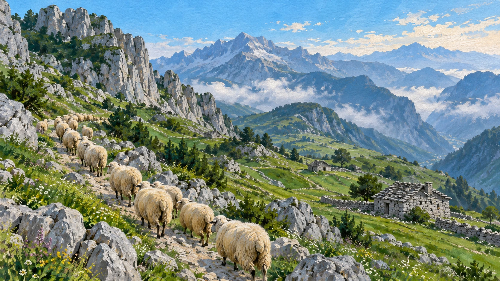 Paths Across the Pasture: Transhumance Routes and Mountain Dairies in Albania