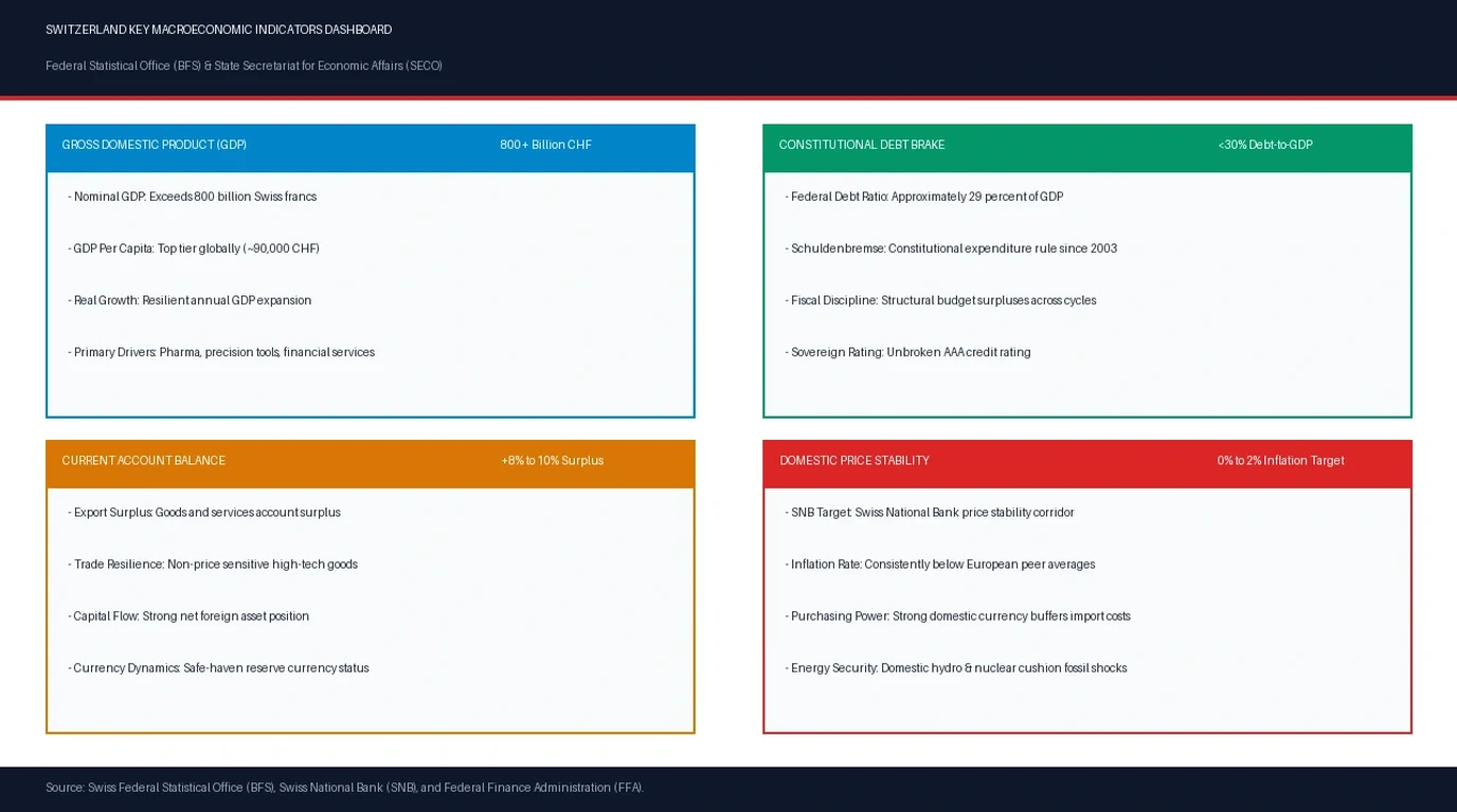 Digital economic analytics dashboard displaying macroeconomic indicators, GDP trend graphs, and inflation indices.