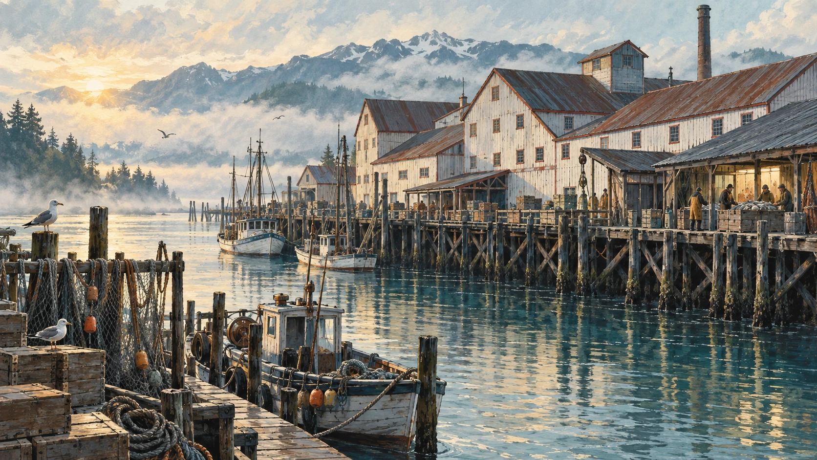 Gulf of Georgia Cannery: Historic Salmon Processing at a Working Harbour
