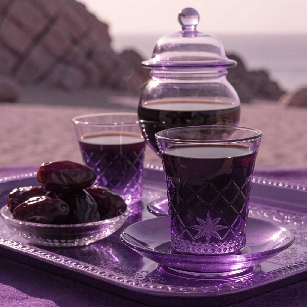 Saudi의 환대 기술과 Gahwa 의식