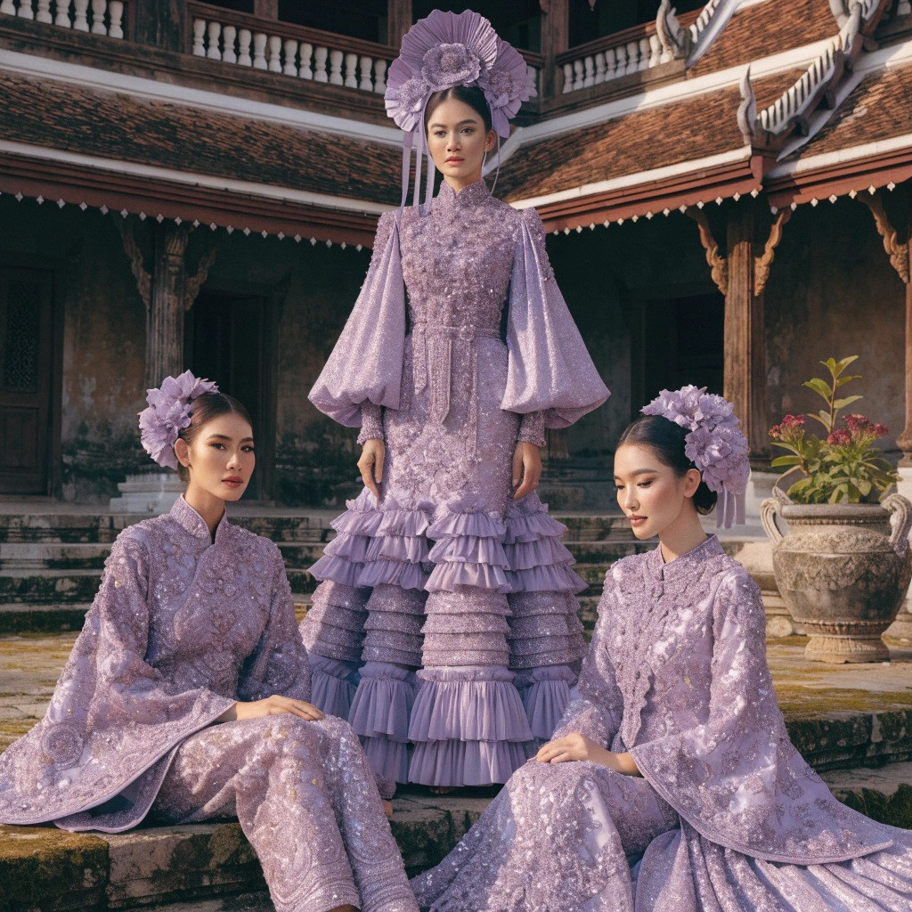 촛 타이: 태국 전통 의상의 우아함