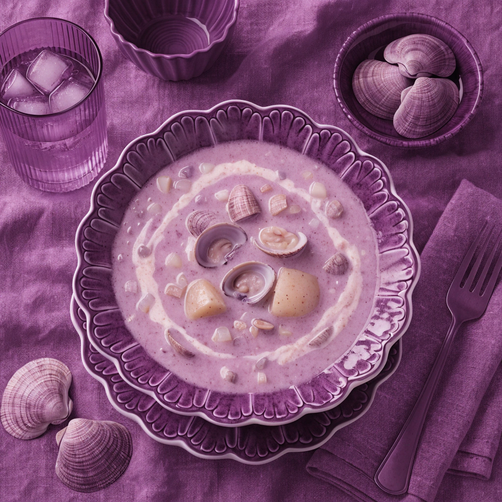 Crema de Almejas al Estilo de Nueva Inglaterra