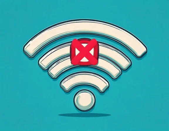 There's no internet here.