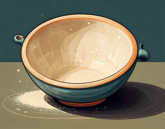 There isn't any sugar left.
