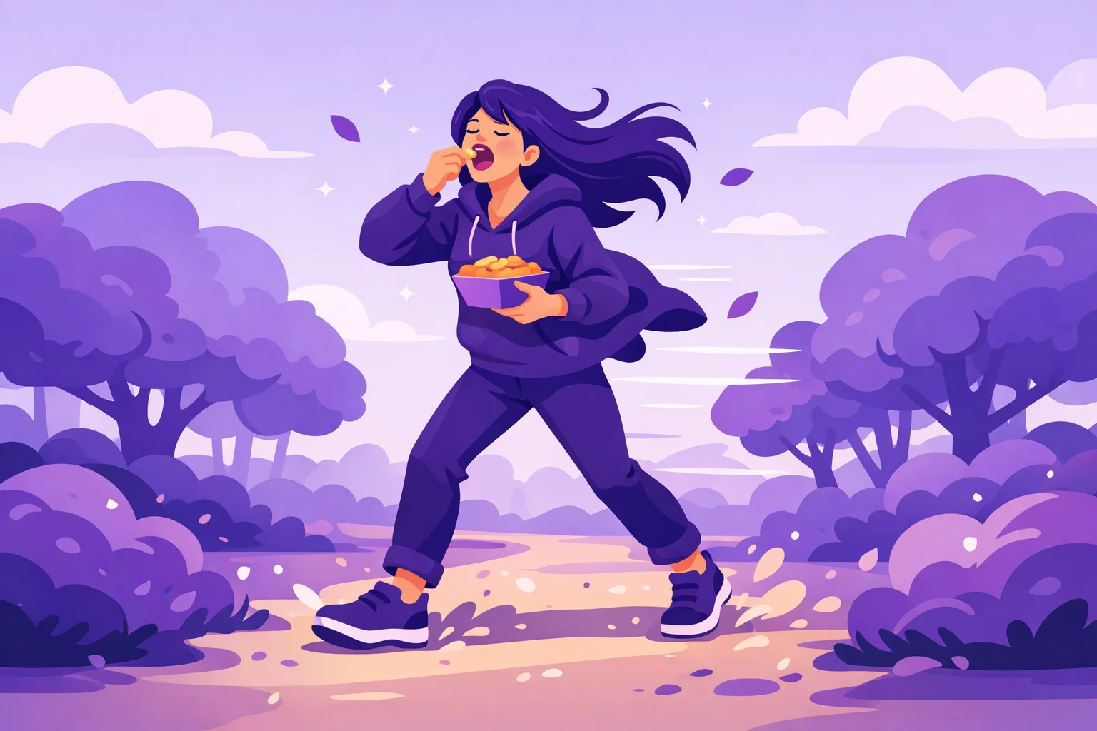 eat — visual vocabulary card