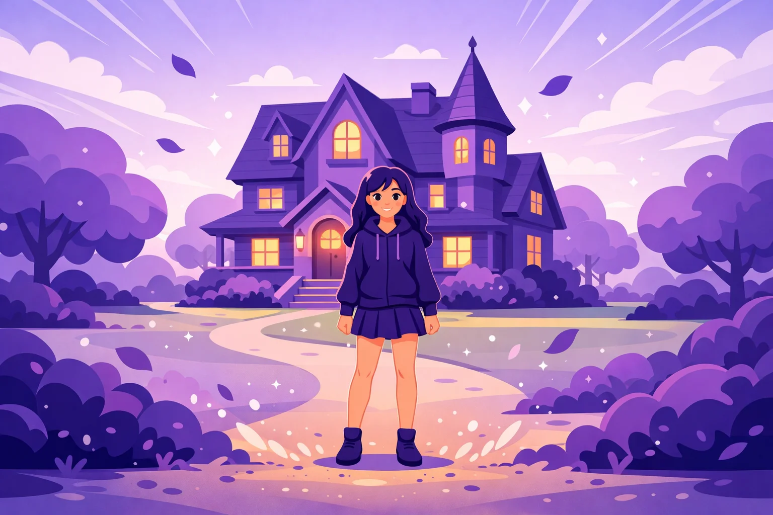 house — visual vocabulary card