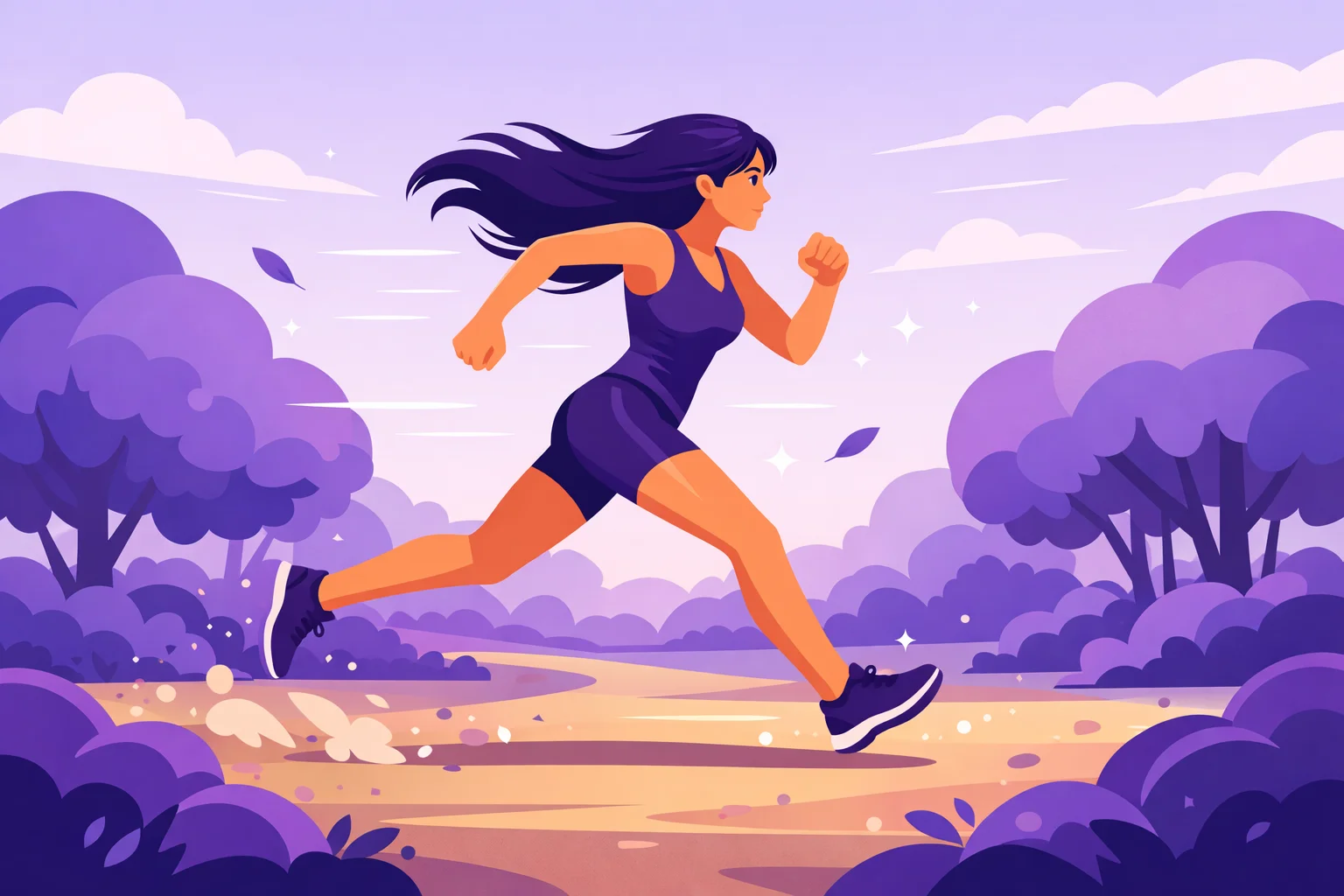 run — visual vocabulary card