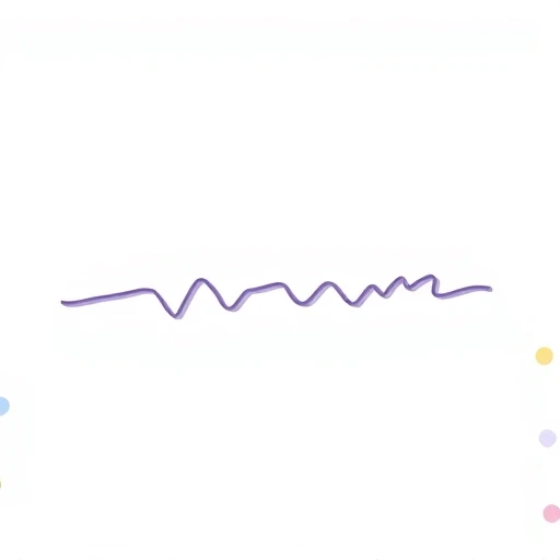 揺れたり震えたりした線で — visual vocabulary card