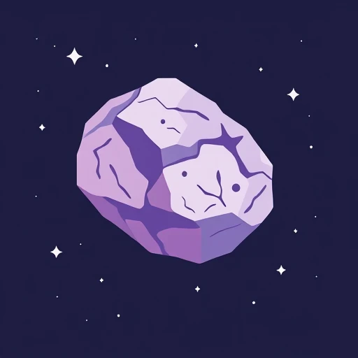 asteroids — visual vocabulary card