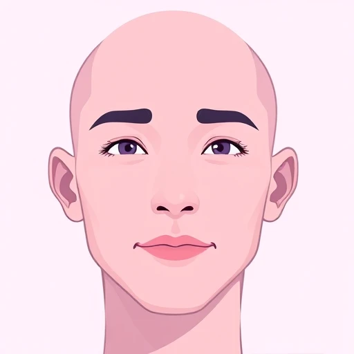 baldy — visual vocabulary card
