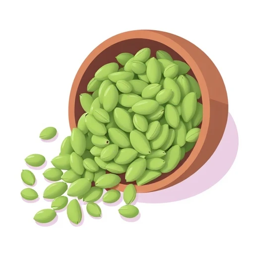bean — visual vocabulary card