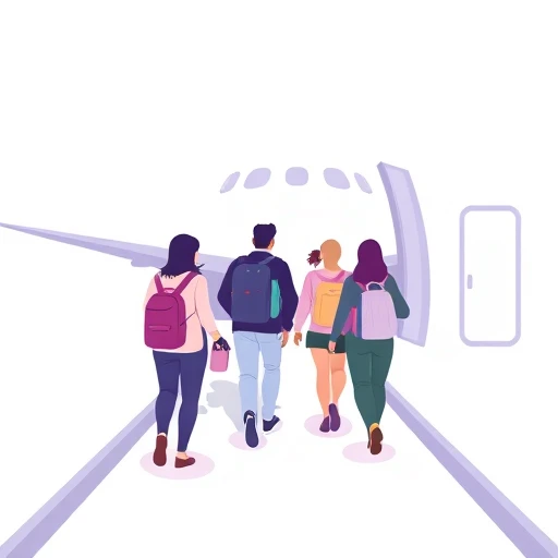 boarding — visual vocabulary card