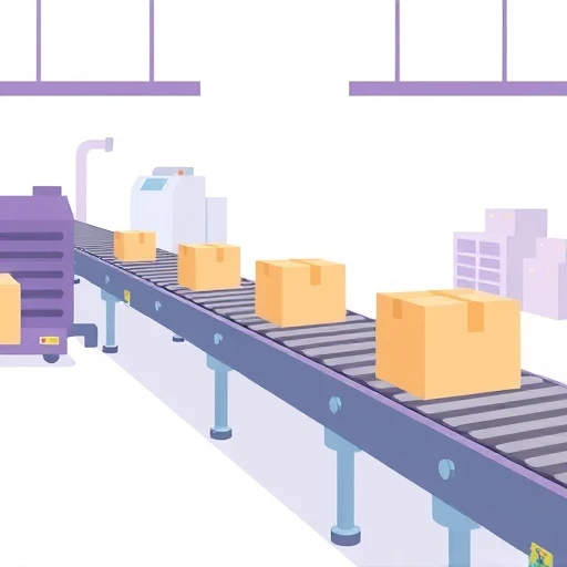 conveyor — visual vocabulary card