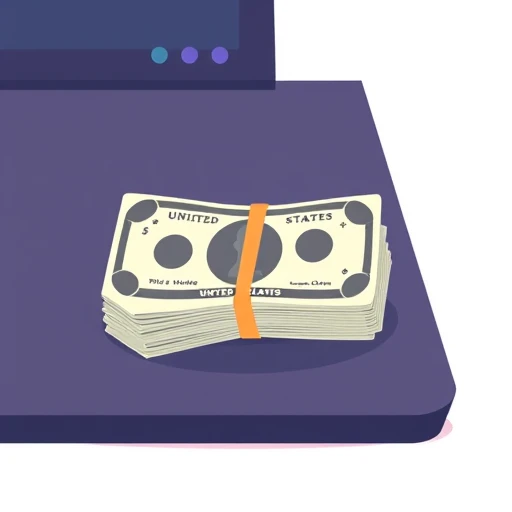 dollars — visual vocabulary card