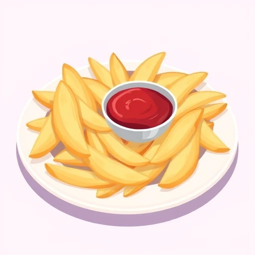 fries — visual vocabulary card