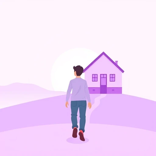 行く — visual vocabulary card