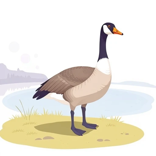 goose — visual vocabulary card