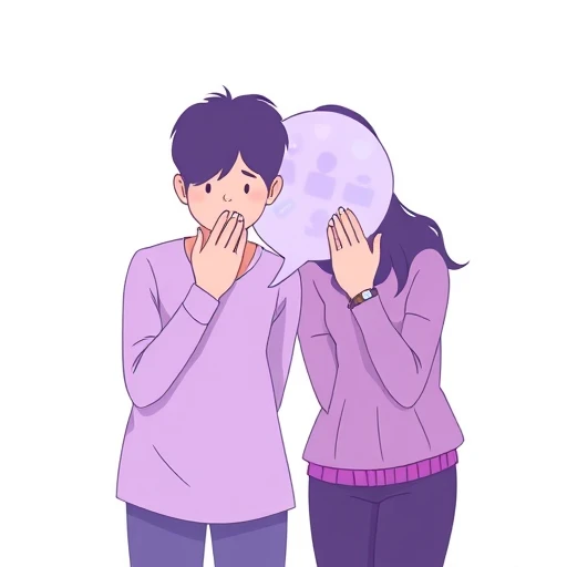 gossip — visual vocabulary card