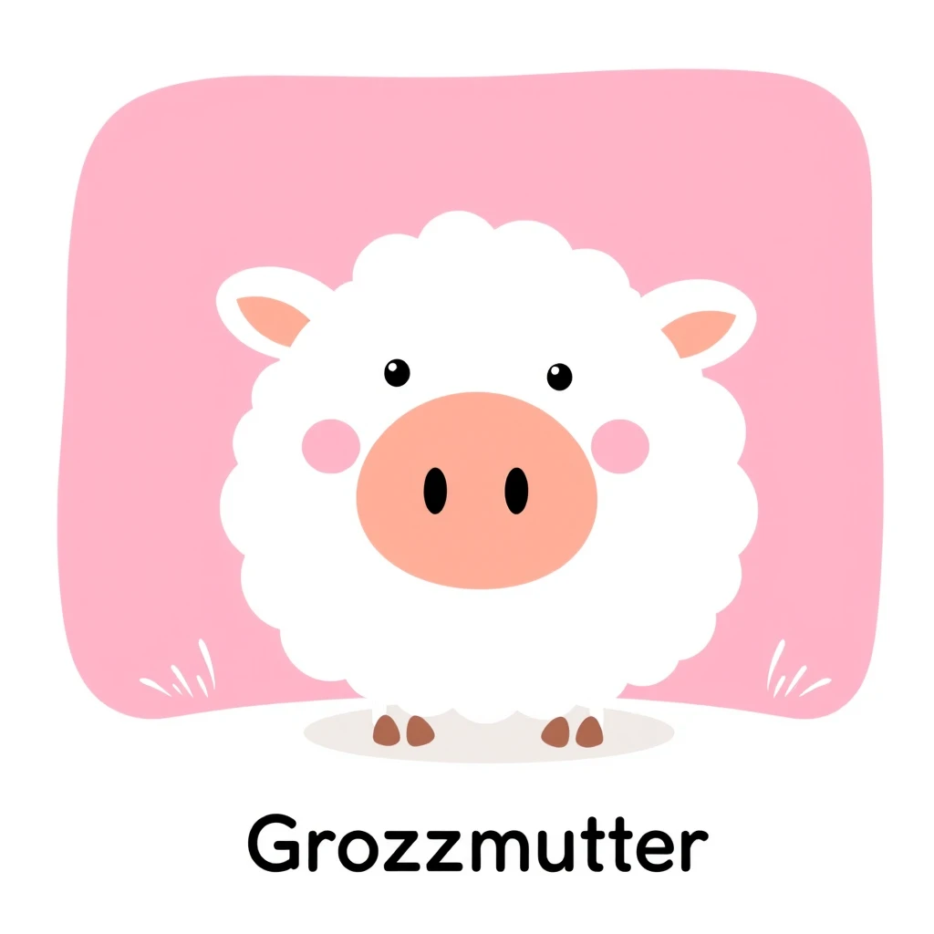 Großmutter — visual vocabulary card