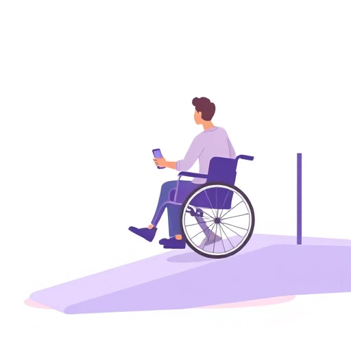 handicapped — visual vocabulary card