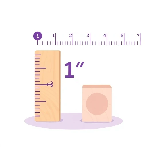 inch — visual vocabulary card