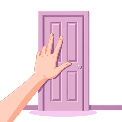 knocks — visual vocabulary card