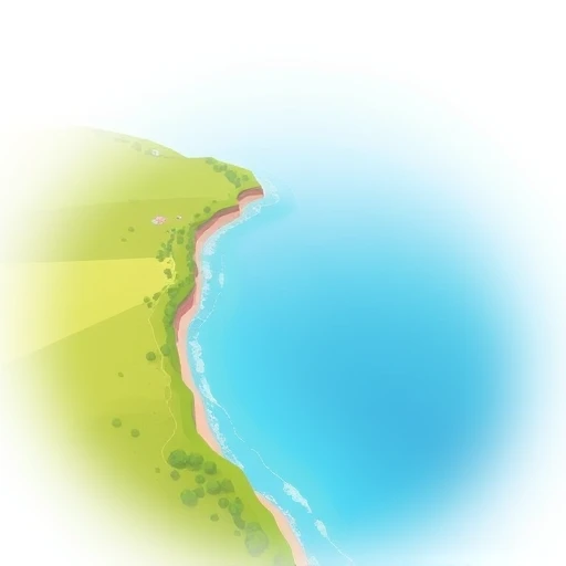 land — visual vocabulary card
