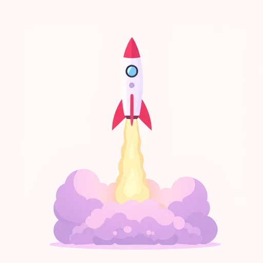 launching — visual vocabulary card