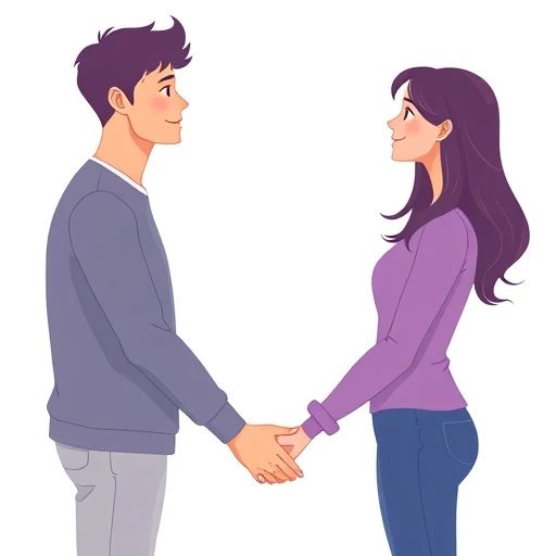 loves — visual vocabulary card