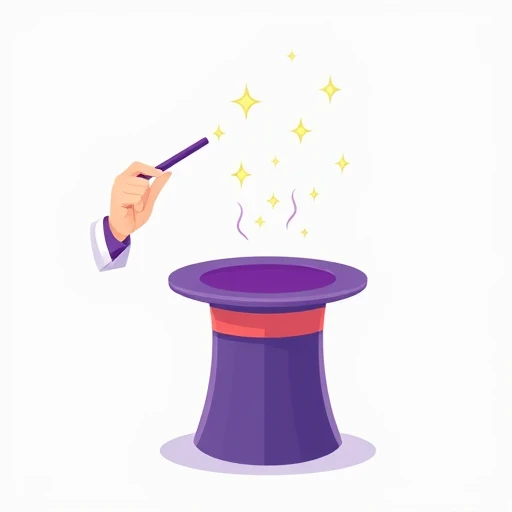 magically — visual vocabulary card