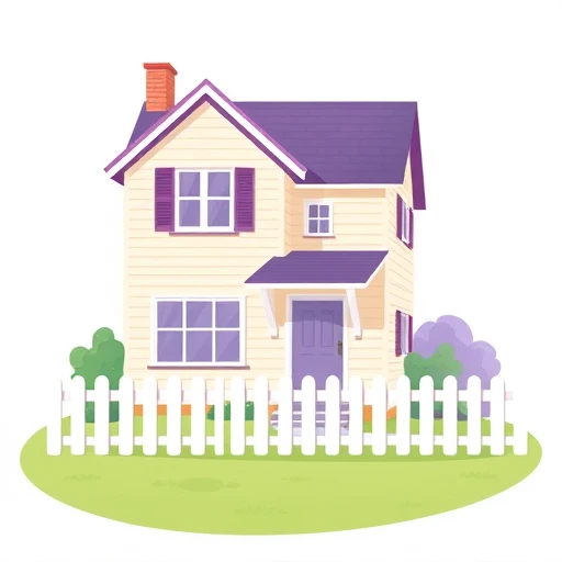 maison — visual vocabulary card