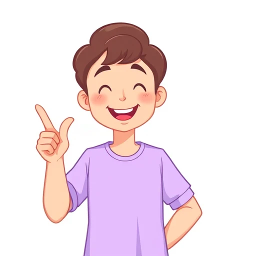 me — visual vocabulary card