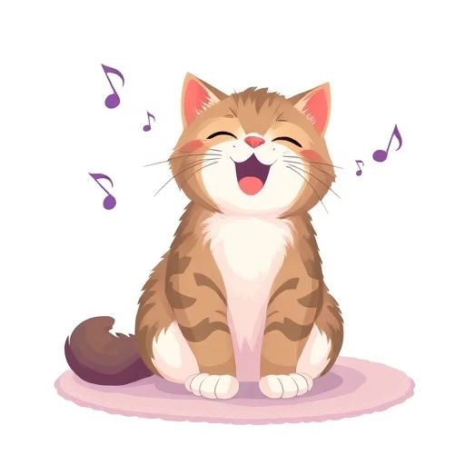 meow — visual vocabulary card