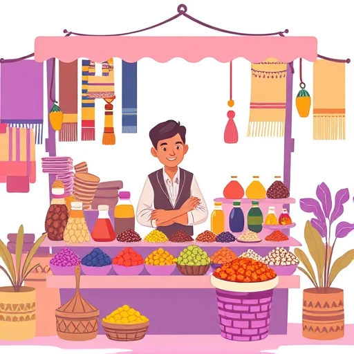 merchant — visual vocabulary card