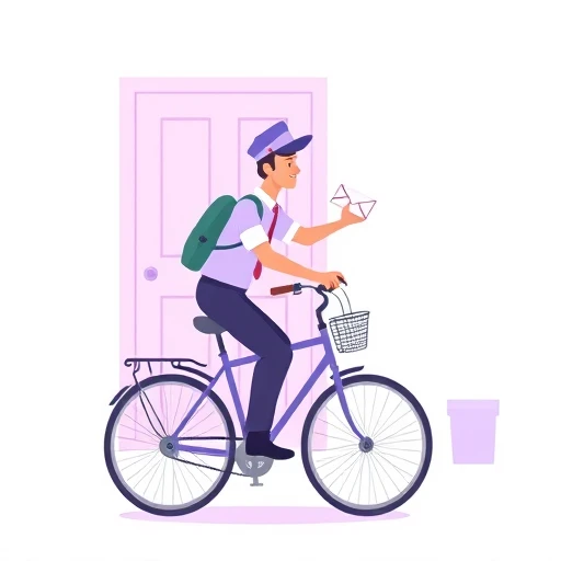 messenger — visual vocabulary card