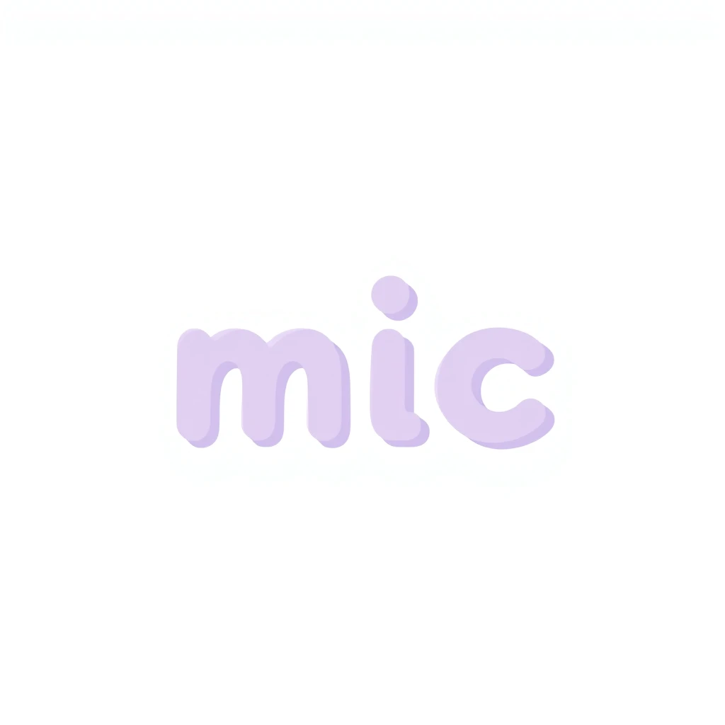 mic — visual vocabulary card