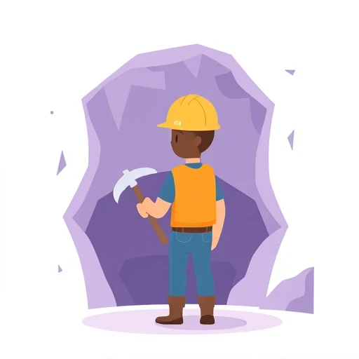 minero — visual vocabulary card