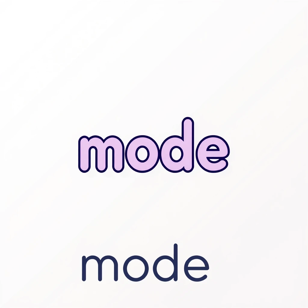 mode — visual vocabulary card