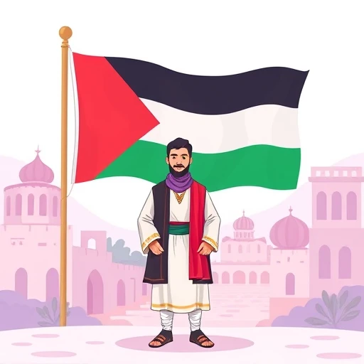 palestinian — visual vocabulary card