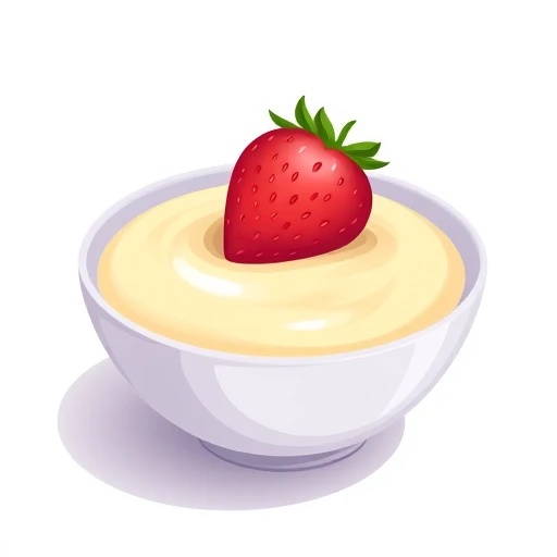 pudding — visual vocabulary card