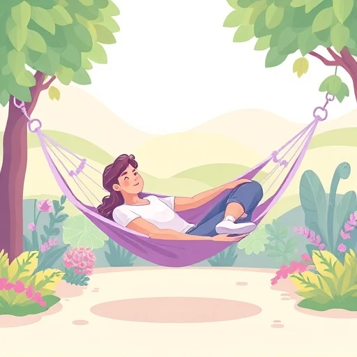 relaxed — visual vocabulary card