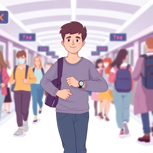 rushing — visual vocabulary card