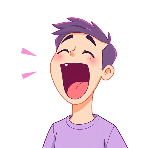 screaming — visual vocabulary card
