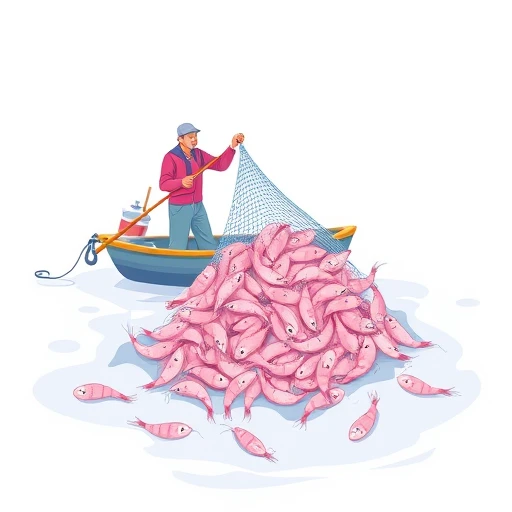 shrimping — visual vocabulary card