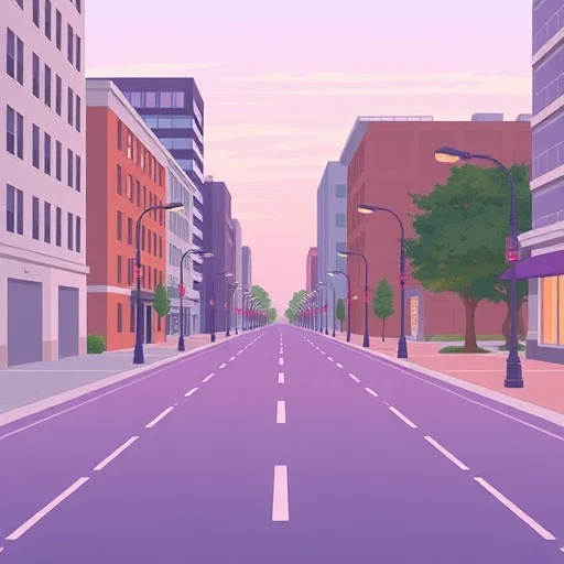 streets — visual vocabulary card