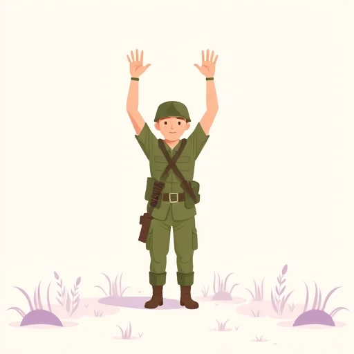 surrender — visual vocabulary card