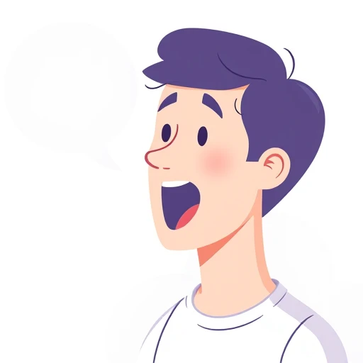 to say — visual vocabulary card