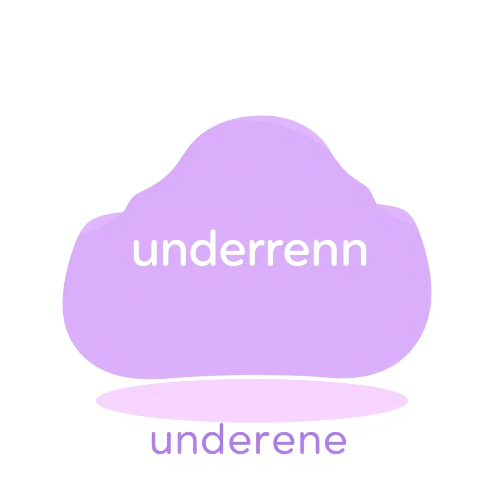 underneath — visual vocabulary card